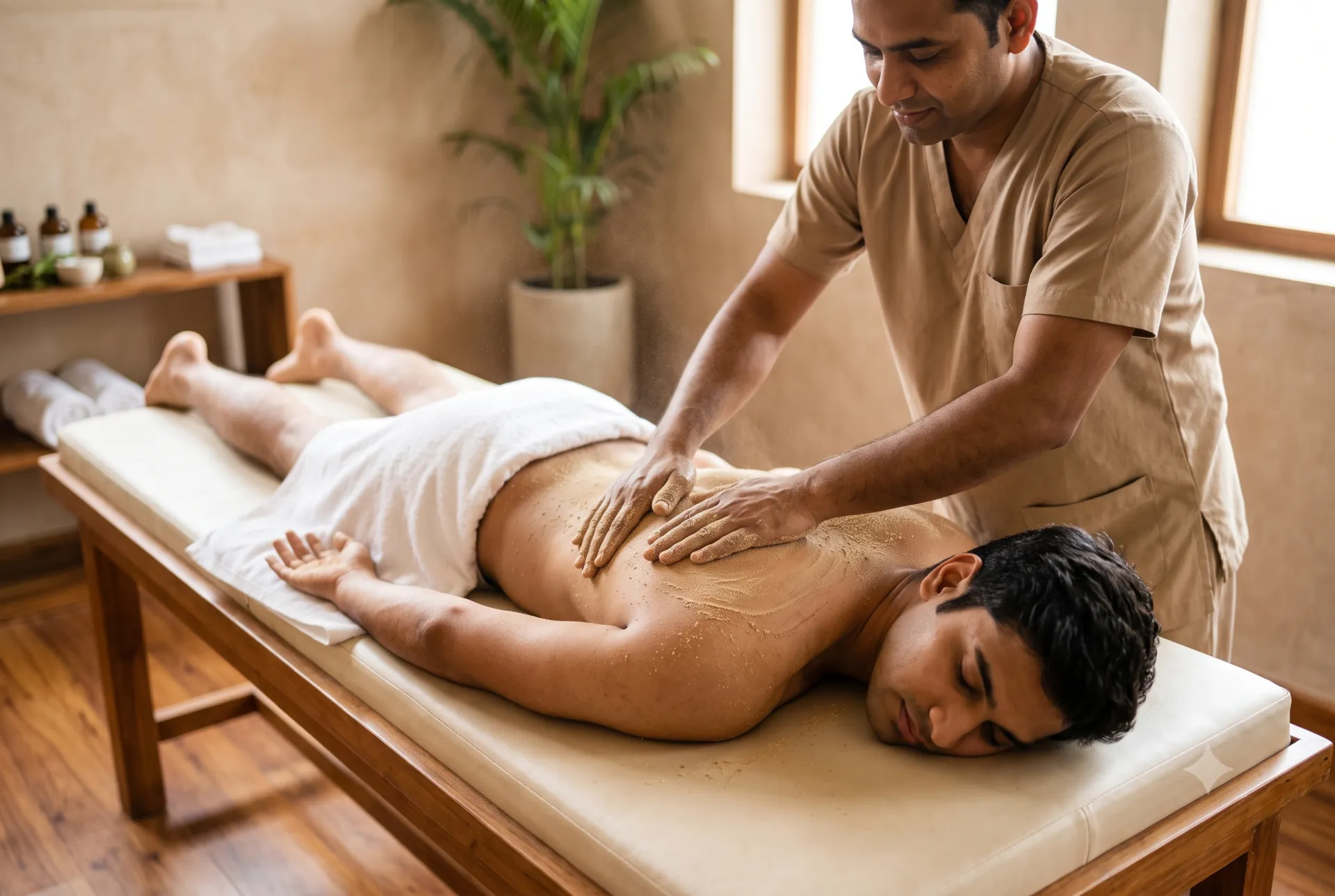 Powder Massage